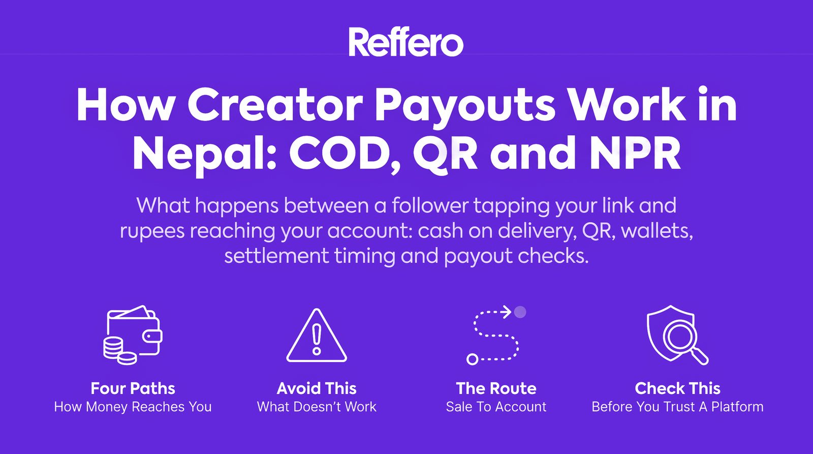 How Creator Payouts Work in Nepal: COD, QR and NPR